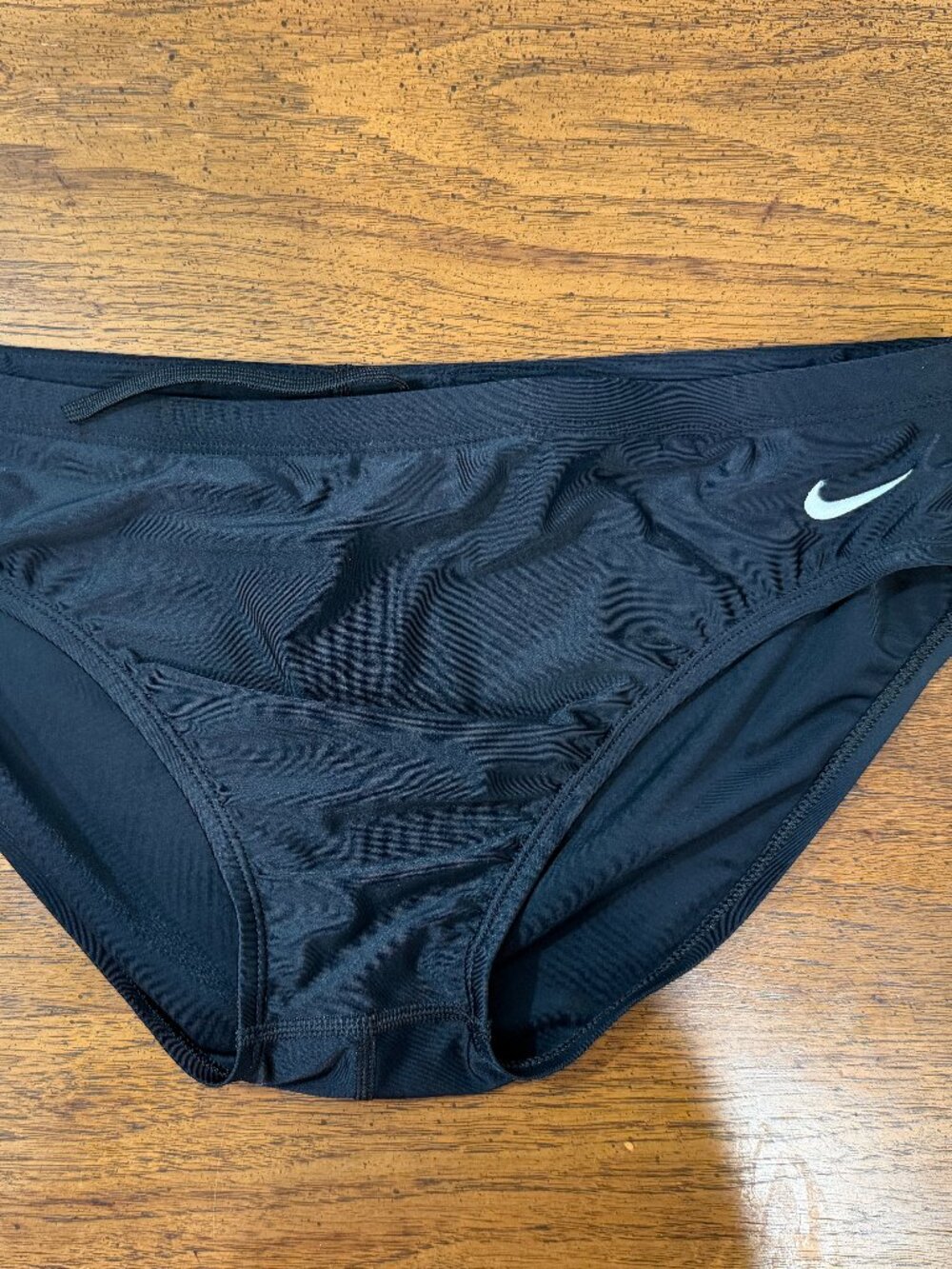 Nike Swim Brief Men's Size 38 Black Performance Swimsuit